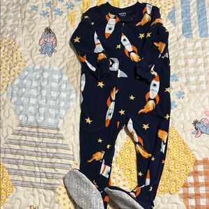 Rocket Print Kids One Piece Pajama